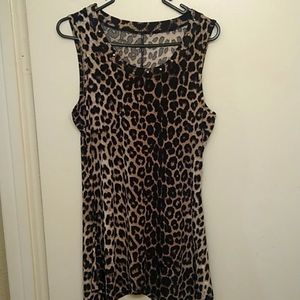 Leopard print dress